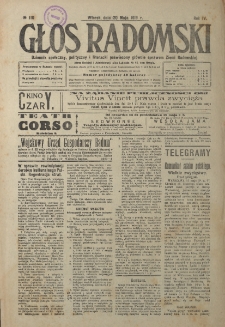 Głos Radomski, 1919, R. 4, nr 110