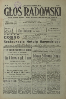 Głos Radomski, 1919, R. 4, nr 118