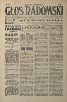Głos Radomski, 1919, R. 4, nr 125