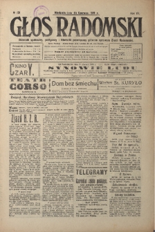 Głos Radomski, 1919, R. 4, nr 131
