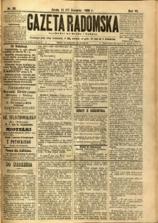 Gazeta Radomska, 1890, R. 7, nr 68