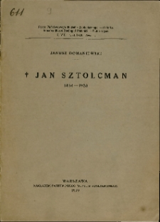 Jan Sztolcman 1854-1928