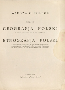 Wiedza o Polsce T. 3