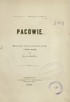 Pacowie : materyjały historyczno-genealogiczne
