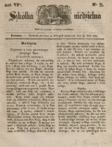 Szkółka niedzielna : pismo czasowe poświęcone włościanom,1842, R. 6, nr 21