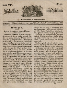 Szkółka niedzielna : pismo czasowe poświęcone włościanom,1842, R. 6, nr 44
