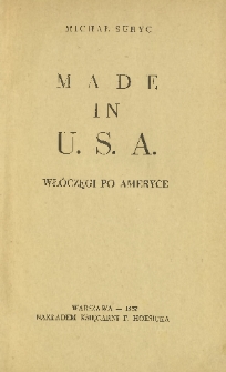 Made in U. S. A. : włóczęgi po Ameryce