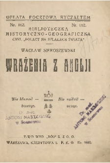 Wrażenia z Anglji