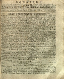 Dziennik Urzędowy Gubernii Radomskiej, 1854, nr 37, dod. I
