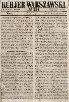 Kurjer Warszawski, 1863, nr 251