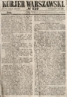 Kurjer Warszawski, 1863, nr 252
