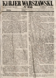 Kurjer Warszawski, 1863, nr 255