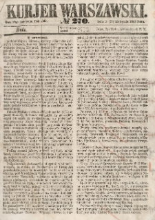 Kurjer Warszawski, 1863, nr 270