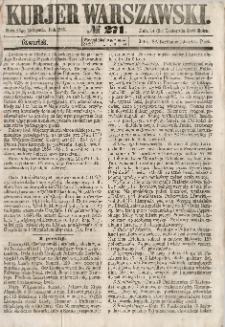 Kurjer Warszawski, 1863, nr 271