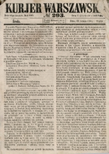 Kurjer Warszawski, 1863, nr 293