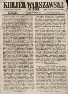 Kurjer Warszawski, 1863, nr 295