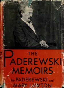 The Paderewski memoirs