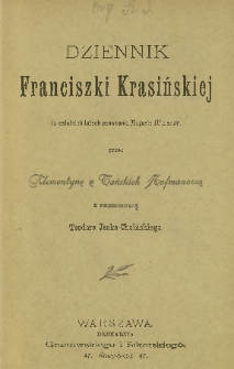 Dziennik Franciszki Krasińskiej