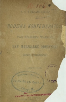 Rodzina Konfederatów : obrazki historyczne