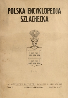 Polska encyklopedja szlachecka. T. 2, z. 4-5