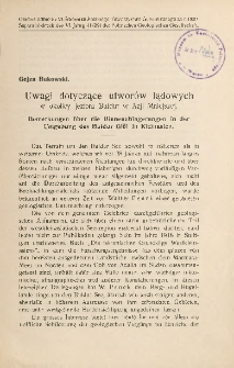 Uwagi dotyczące utworów lądowych w okolicy jeziora Buldur w Azji Mniejszej = Bemerkungen über die Binnenablagerungen in der Umgebung des Buldur Giöl in Kleinasien