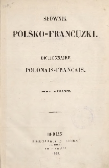 Słownik polsko-francuzki