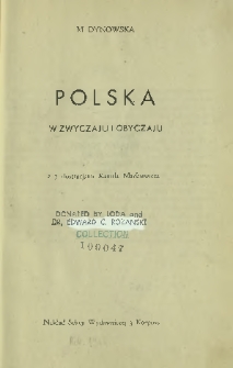 Polska w zwyczaju i obyczaju