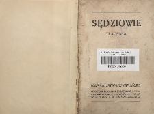 Sędziowie : tragedya