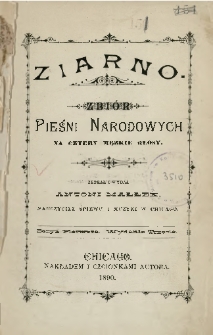 Zbiór pieśni narodowych : na cztery męzkie głosy