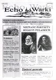 Echo Warki : miesiecznik społeczno-kulturalny, 1998, nr 3