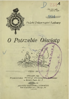 O potrzebie oświaty
