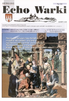 Echo Warki : miesiecznik społeczno-kulturalny, 2000, nr 33
