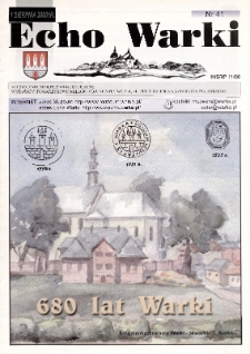 Echo Warki : miesiecznik społeczno-kulturalny, 2001, nr 41