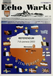 Echo Warki : miesiecznik społeczno-kulturalny, 2003, nr 63