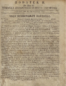 Dziennik Urzędowy Gubernii Radomskiej, 1854, nr 47, dod. II