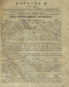 Dziennik Urzędowy Gubernii Radomskiej, 1856, nr 29, dod. II