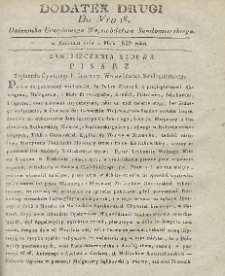 Dziennik Urzędowy Województwa Sandomierskiego, 1829, nr 18, dod. 2