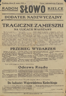 Słowo, 1926, R. 5, dod. nadzwyczajny