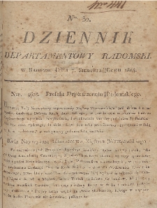 Dziennik Departamentowy Radomski, 1814, nr 32