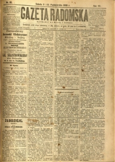Gazeta Radomska, 1890, R. 7, nr 83