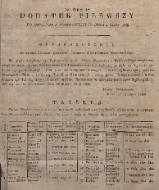 Dziennik Urzędowy Województwa Sandomierskiego, 1819, nr 17, dod.