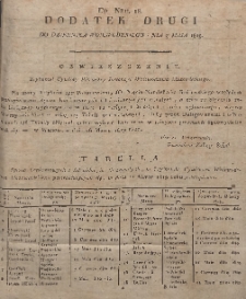 Dziennik Urzędowy Województwa Sandomierskiego, 1819, nr 18, dod. 2