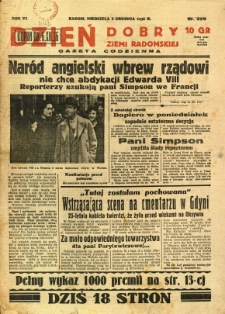 Dzień Dobry Ziemi Radomskiej, 1936, R. 6, nr 339