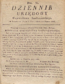 Dziennik Urzędowy Województwa Sandomierskiego, 1823, nr 36