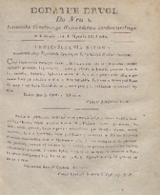 Dziennik Urzędowy Województwa Sandomierskiego, 1829, nr 1, dod. 2