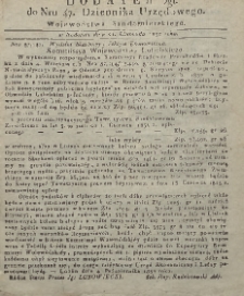 Dziennik Urzędowy Województwa Sandomierskiego, 1830, nr 47, dod. II