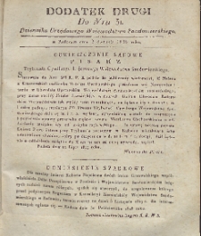 Dziennik Urzędowy Województwa Sandomierskiego, 1829, nr 31, dod. 2