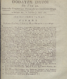 Dziennik Urzędowy Wojew&oacute;dztwa Sandomierskiego, 1829, nr 42, dod. 2