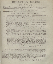 Dziennik Urzędowy Wojew&oacute;dztwa Sandomierskiego, 1829, nr 49, dod. 2