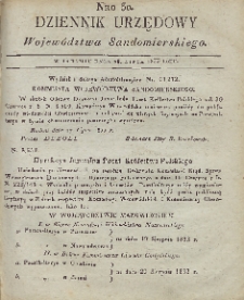 Dziennik Urzędowy Województwa Sandomierskiego, 1833, nr 30